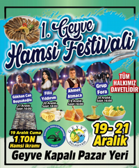HAMSİ FESTİVALİ'NE HERKES DAVETLİDİR