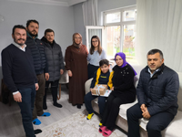 AHMET AYAZ İÇİN ANLAMLI KARNE TÖRENİ