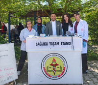 GEYVE’DE SAĞLIKLI YAŞAM STANDI KURULDU