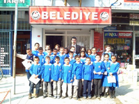 Öğrencilerden belediye ziyareti