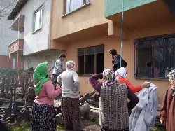 Geyve'de yangın