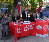 Saadet Partisi, Üye Standı Açtı…