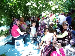 Kamışlı Köyünde hayır pilavı