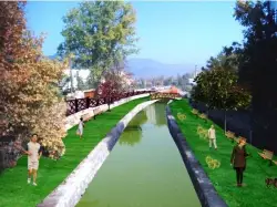 Karaçay’a peyzaj çalışması başladı