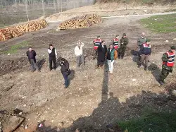 Orman Deposunda Roma Mezarı bulundu