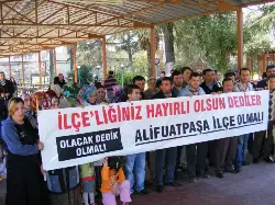 Alifuatpaşa İlçe olmak için bir araya geldi