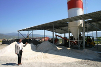 Başkan Kaya Kilitli Parke Tesisinde incelemelerde bulundu