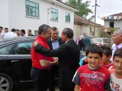 Karacaören Hayır Pilavında Milletvekili Dişli'ye yoğun ilgi