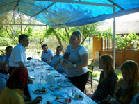 Öğretmene veda yemeği