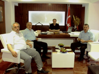 Dişli  ile Aygün başkanlar ile Görüştü