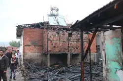 Çeltikler Mahallesi'nde yangın