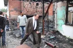Çeltikler Mahallesi'nde yangın