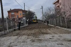 Osmangazi Sokak'ta parke çalışması