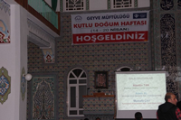 Merkez Camide “Kutlu Doğum Haftası” Kutlaması