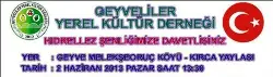 Geyveliler Yerel Kültür Derneği'nden Hıdrellez Şenliği