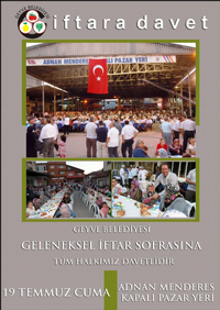 Geyve Belediyesinden İftar Daveti