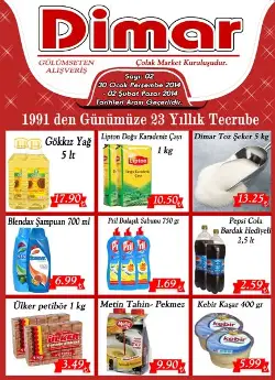 Dimar Marketten Fırsat Günleri İndirimi