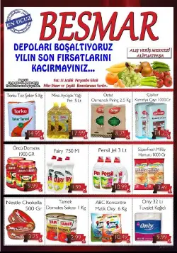 BESMAR Markette Yılın Son Fırsat İndirimi