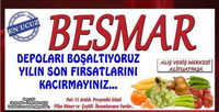 BESMAR Markette Yılın Son Fırsat İndirimi