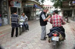 Trafik Güvenliği Uygulaması Yapılıyor