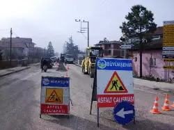 Asfalt Çalışmaları Yapılıyor