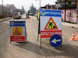 Asfalt Çalışmaları Yapılıyor