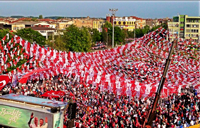 Milli İttifak Genel Başkanları Kent Meydanı'nda konuştu