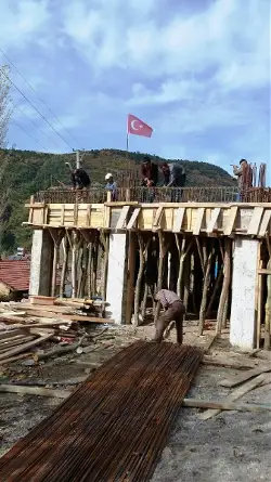 Karacaören Hacıömerlere Cami Yapılıyor