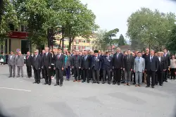 Çelenk Koyma Töreni Yapıldı