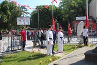 Atatürk’ü Anma Gençlik ve Spor Bayramı Çelenk Koyma Töreni Yapıldı