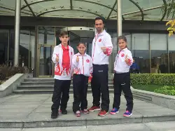 Geyve’li üç sporcu bir antrenör milli takımda…