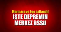 Son dakika! Marmara ve Ege'de deprem! İşte depremin merkez üssü