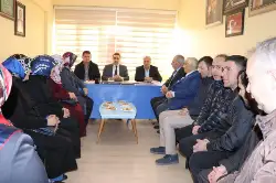 Kaymakam Memiş'ten AK Parti'ye ziyaret