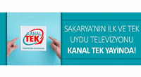 SAKARYA'NIN İLK VE TEK UYDU TELEVİZYONU KANAL TEK YAYINDA!