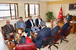 Başkan Kaya'dan kaymakam Memiş'e ziyaret
