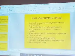 Etkili sınıf yönetimi için…