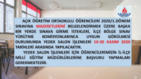 AÇIK LİSE ÖĞRENCİLERİNE DUYURU