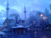 Geyve'ye kar yağdı
