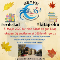 EVDE KAL, KİTAP OKU