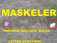 MASKELER MİKROP SAÇIYOR