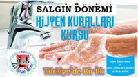 HALK EĞİTİM MÜDÜRLÜĞÜNDEN HİJYEN KURALLARI KURSU