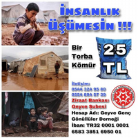 İNSANLIK ÜŞÜMESİN “