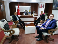 KAYMAKAM GÜVEN, BAŞKAN KAYA'YI ZİYARET ETTİ