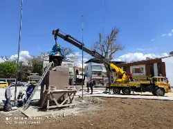 ATATÜRK ANITI YENİ YERİNE KONDU