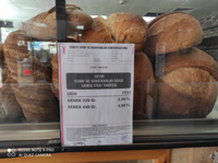 Geyve'de ekmek fiyatları arttı.
