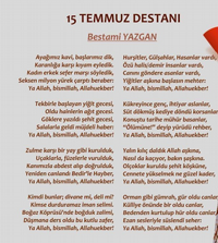 15 Temmuz şiiri