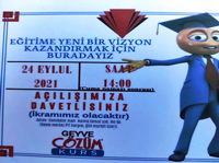 ÇÖZÜM KURS MERKEZİNİN AÇILIŞINA DAVETLİSİNİZ