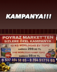 POYRAZ MARKETTEN ŞOK UCUZLUK