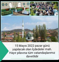 İÇDEDELER PİLAVINA DEVET