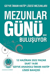 GEYVE İMAM HATİP LİSESİ MEZUNLARINDAN DAVET